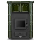 CV houtkachel - tegelkachel met watermantel - 14 kW - groen