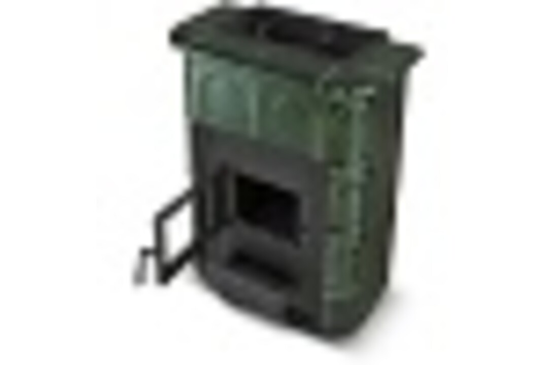 PERUGGIA OLIVE Kachel met Watermantel - 14 kW - Groen