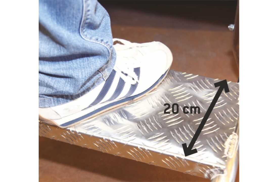 Faraone SGA04 Aluminium Bordestrap 4 Treden