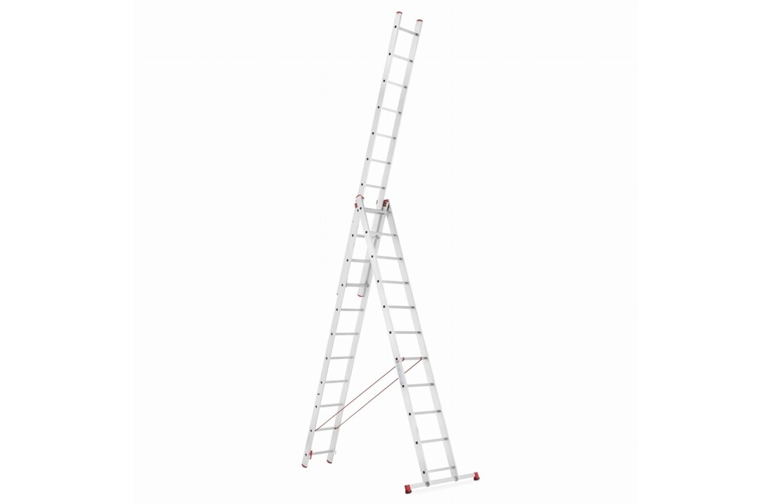 Universele aluminium ladder HIGHER Professional 3x11 150 kg - 7,69 m
