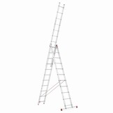Universele aluminium ladder HIGHER Professional 3x11 150 kg - 7,69 m