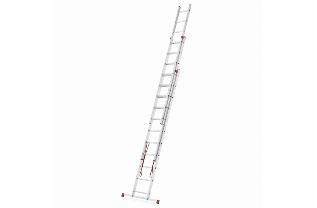 Universele aluminium ladder HIGHER Professional 3x11 150 kg - 7,69 m