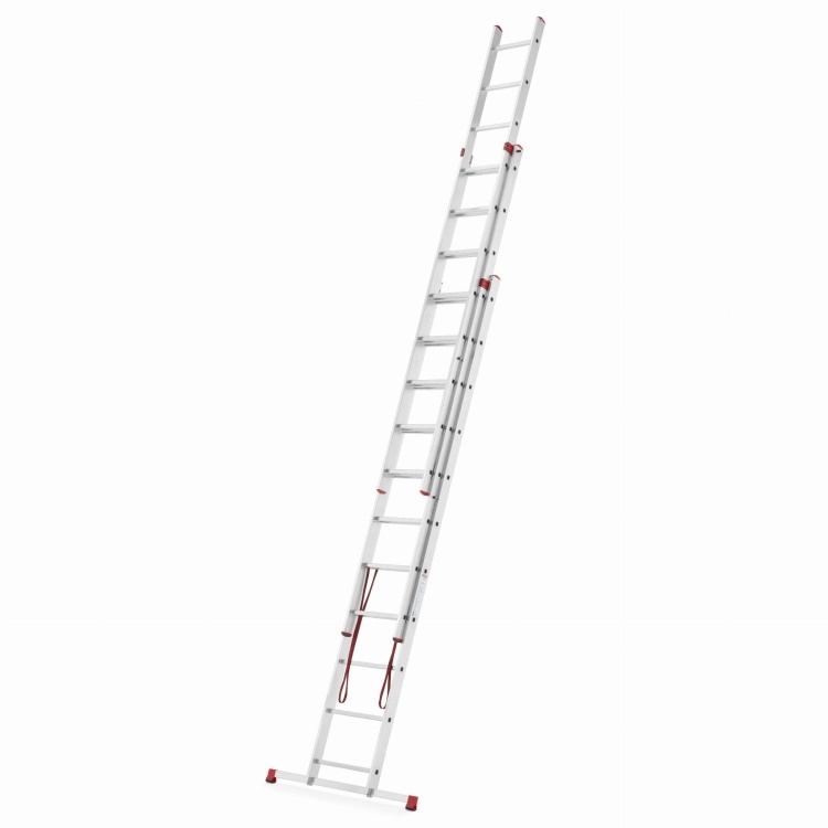 Universele aluminium ladder HIGHER Professional 3x11 150 kg - 7,69 m