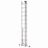 Universele aluminium ladder HIGHER Professional 3x11 150 kg - 7,69 m
