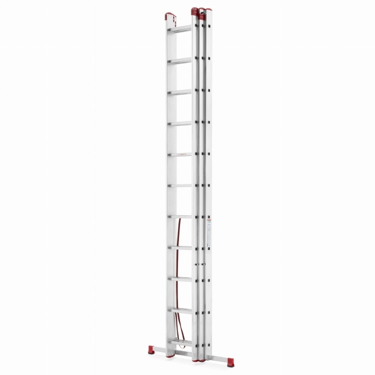 Universele aluminium ladder HIGHER Professional 3x11 150 kg - 7,69 m