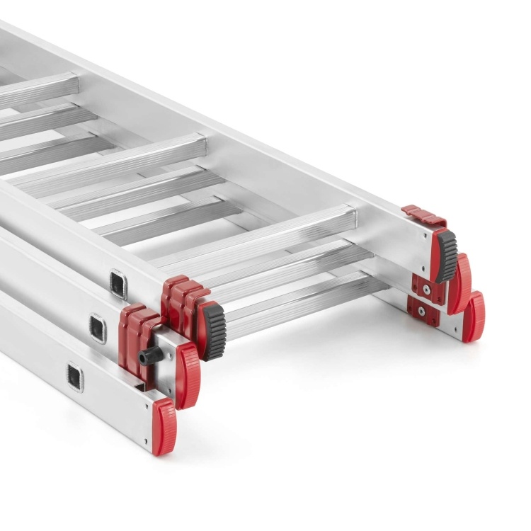 Universele aluminium ladder HIGHER Professional 3x11 150 kg - 7,69 m