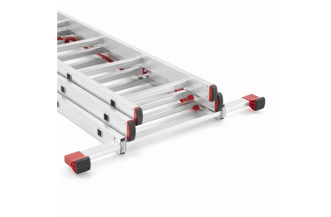 Universele aluminium ladder HIGHER Professional 3x11 150 kg - 7,69 m