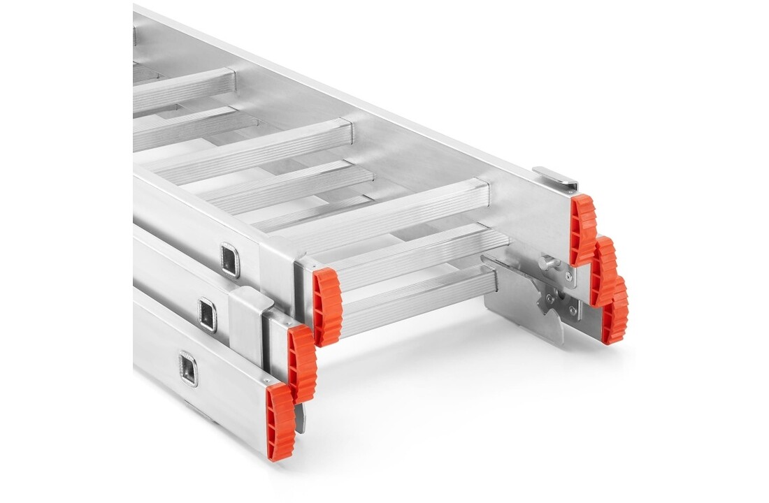 HIGHER 3x11 Profi Multifunctionele Aluminium Ladder - 8,13m