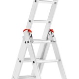 HIGHER 3x11 Profi Multifunctionele Aluminium Ladder - 8,13m