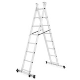 HIGHER 2x8 aluminium trapsteiger 3-in-1 werkplatform