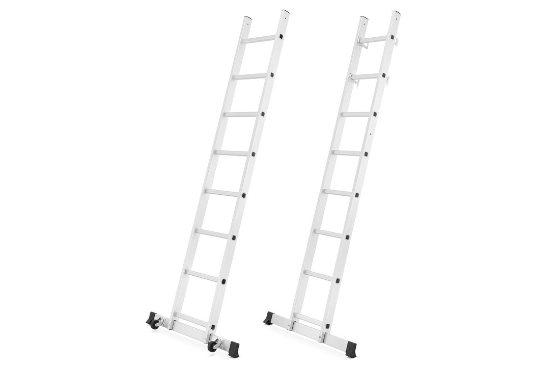 HIGHER 2x8 aluminium trapsteiger 3-in-1 werkplatform