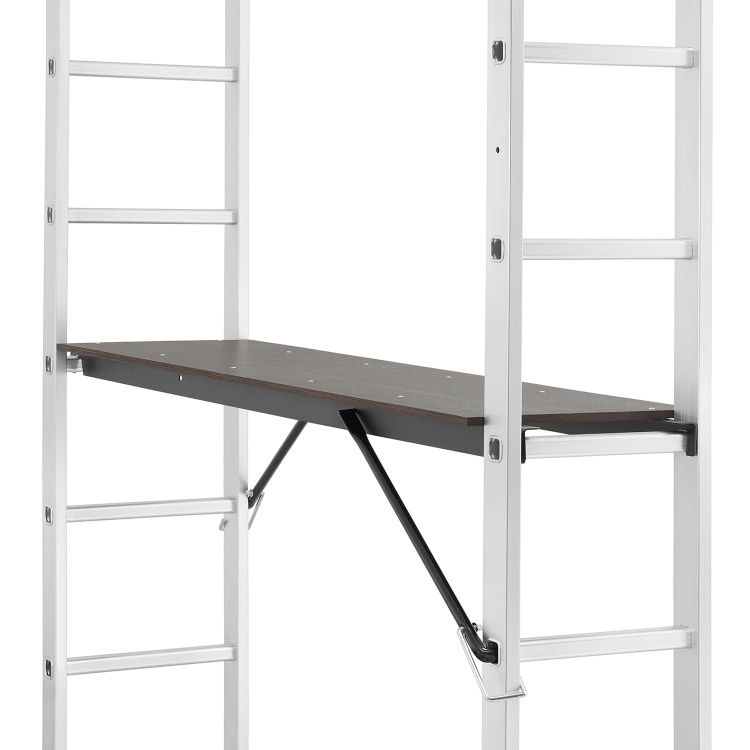 HIGHER 2x8 aluminium trapsteiger 3-in-1 werkplatform