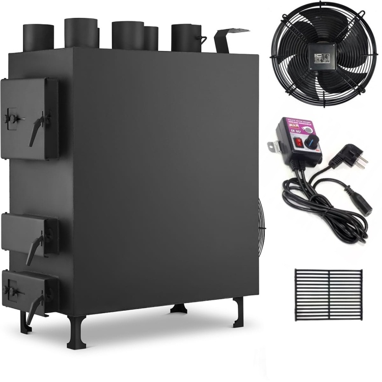 Luchtblazer Kachel PN5 50 kW HIGHER met ventilator