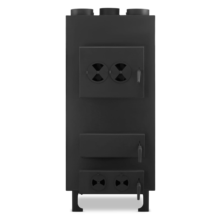 Werkplaatskachel op hout - 50 kW - met ventilator