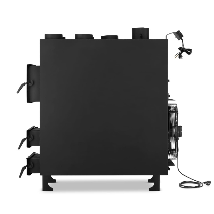 Werkplaatskachel op hout - 50 kW - met ventilator