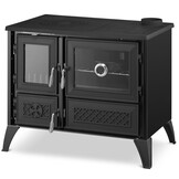 Stella 801 zwarte gietijzeren houtkachel 9 kW