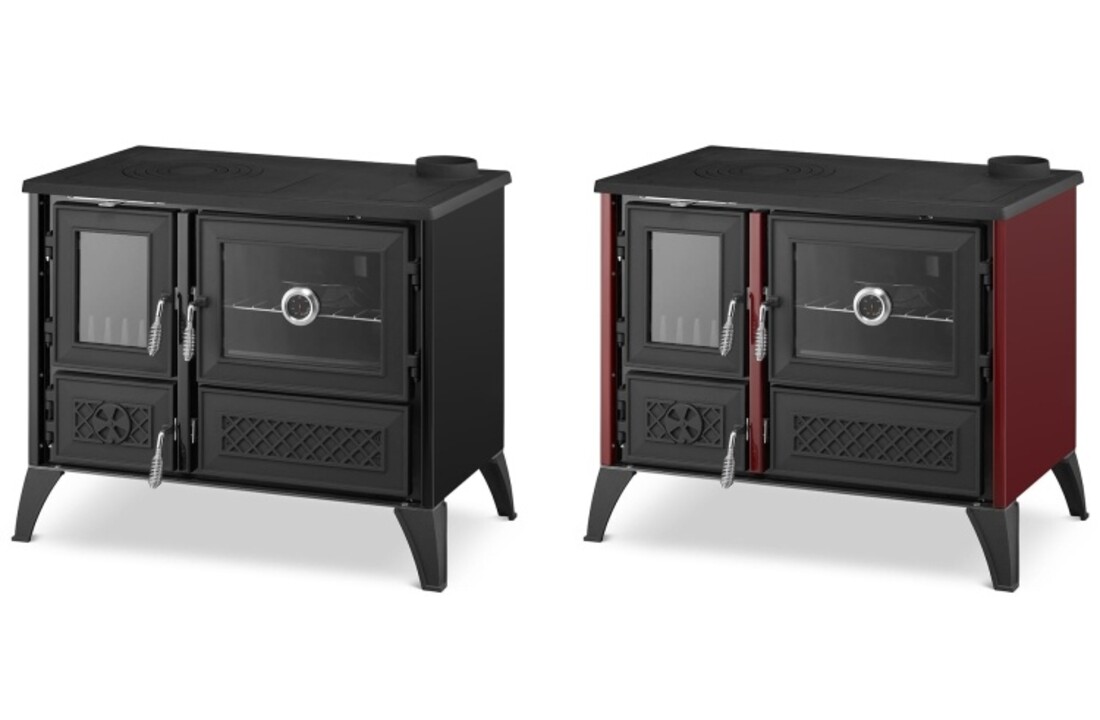 Stella 801 zwarte gietijzeren houtkachel 9 kW