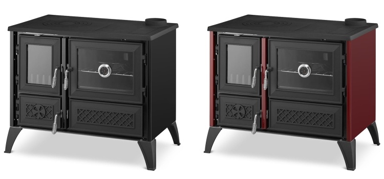 Houtkachel - gietijzer - 9kW - STELLA - zwart