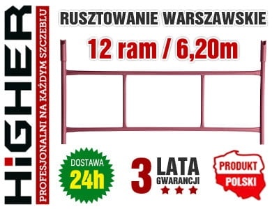 Warschau steiger set 16 frames - geverfd