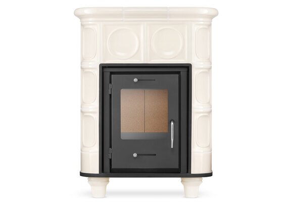 Tegelkachel - houtkachel - 8kW - KRIS MORIS - beige