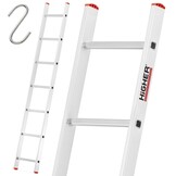 HIGHER 71PRO Aluminium Aanleuningladder 1x7 1,93m