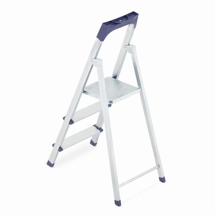 HIGHER S11 Huishoudladder met 3 treden - stabiel en compact