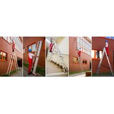 HIGHER Aluminium Multifunctionele Ladder 3x9 - 7.10m - 150kg