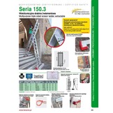 Faraone Aluminium Ladder 3x15 - 12m - Geschikt voor trappen