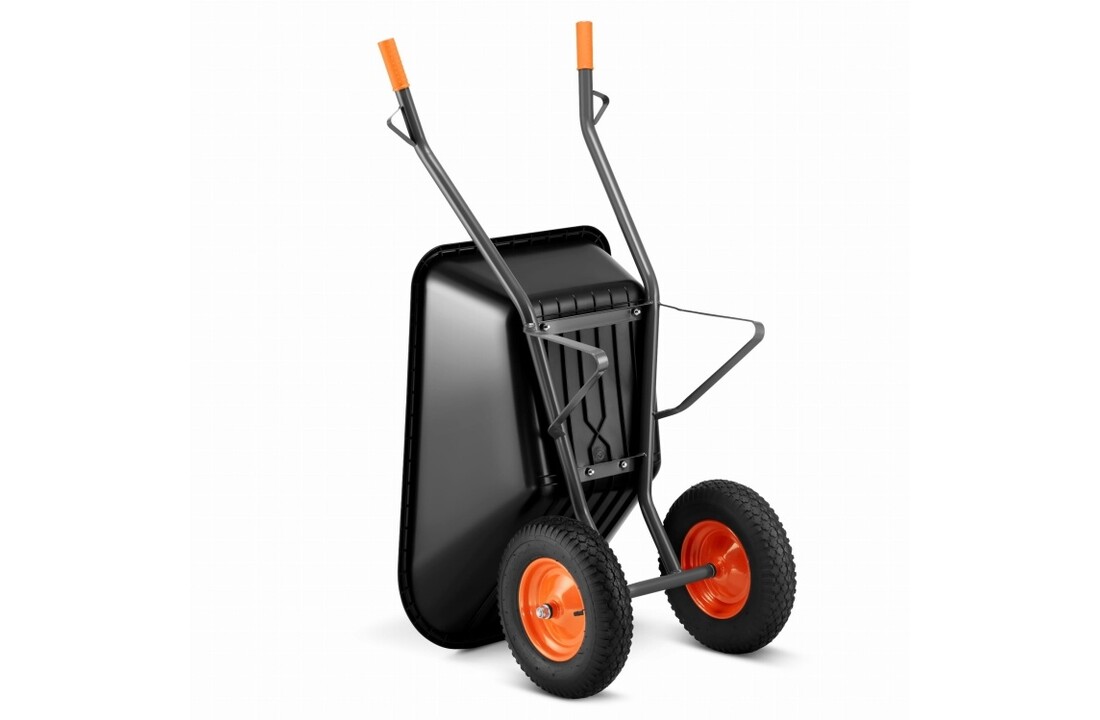 Kruiwagen HIGHER 150L PVC Dubbelwielig 390kg Geproduceerd in Polen