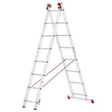 Multifunctionele ladder 3x8 - werkhoogte 5,63 m - aluminium