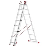 ALOSS Universele Aluminium Ladder 3x8 - 6.45 m