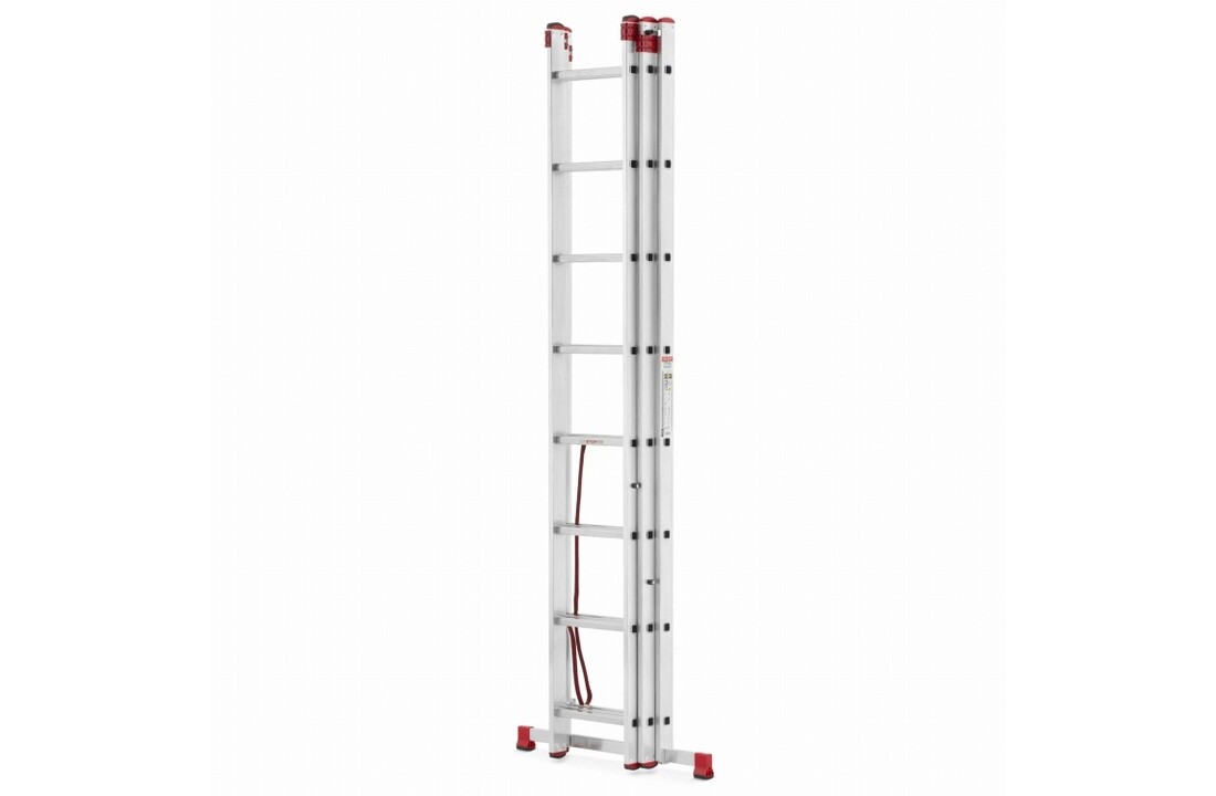 ALOSS Universele Aluminium Ladder 3x8 - 6.45 m