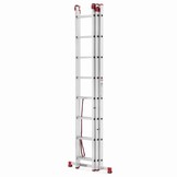 Multifunctionele ladder 3x8 - werkhoogte 5,63 m - aluminium