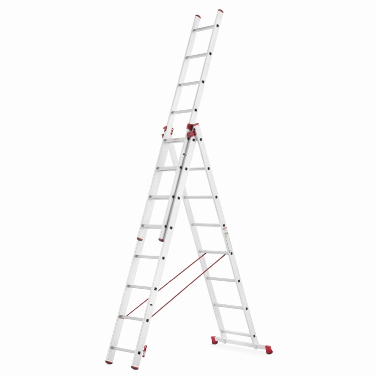 ALOSS Universele Aluminium Ladder 3x8 - 6.45 m