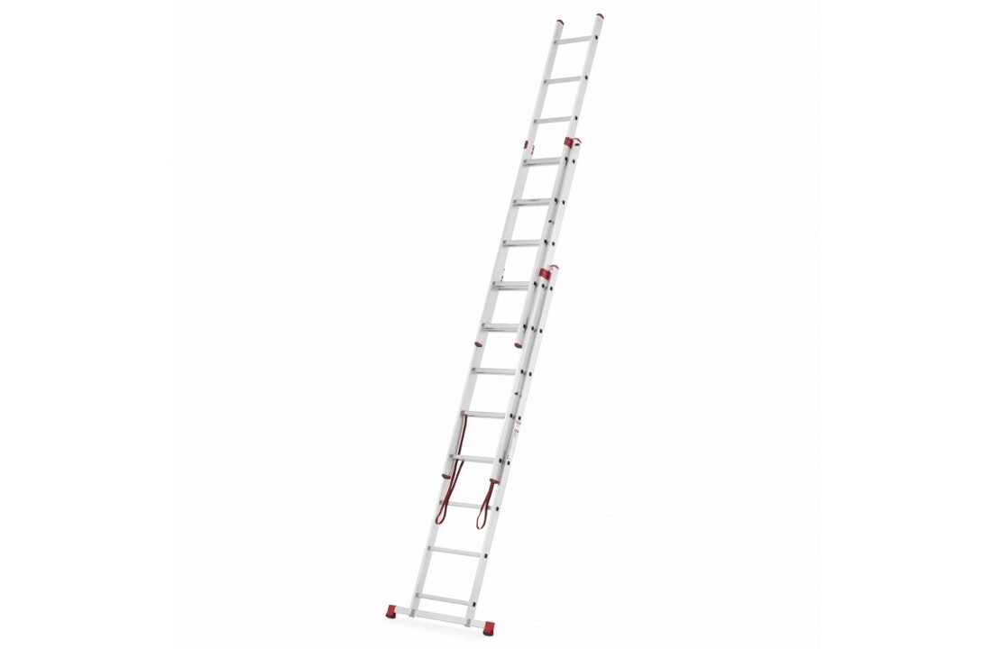 ALOSS Universele Aluminium Ladder 3x8 - 6.45 m