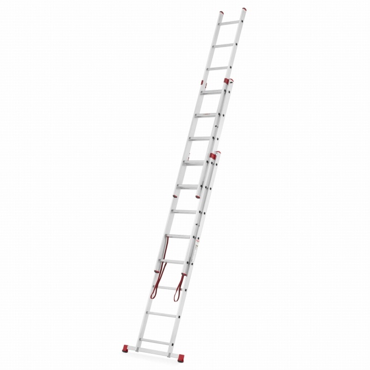 ALOSS Universele Aluminium Ladder 3x8 - 6.45 m
