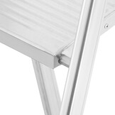 Huishoudtrap - 4 treden - aluminium - 2.75 m werkhoogte