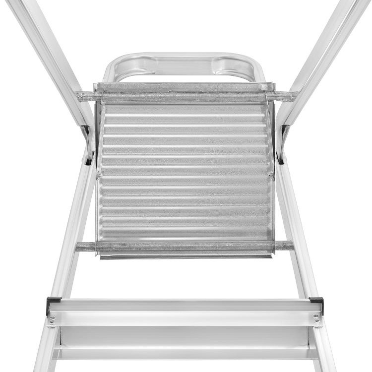 Huishoudladder 4 treden - aluminium - 2.75 m werkhoogte