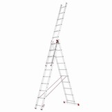 Universele Aluminium Ladder 3x10 HIGHER voor Trappen 7,55m