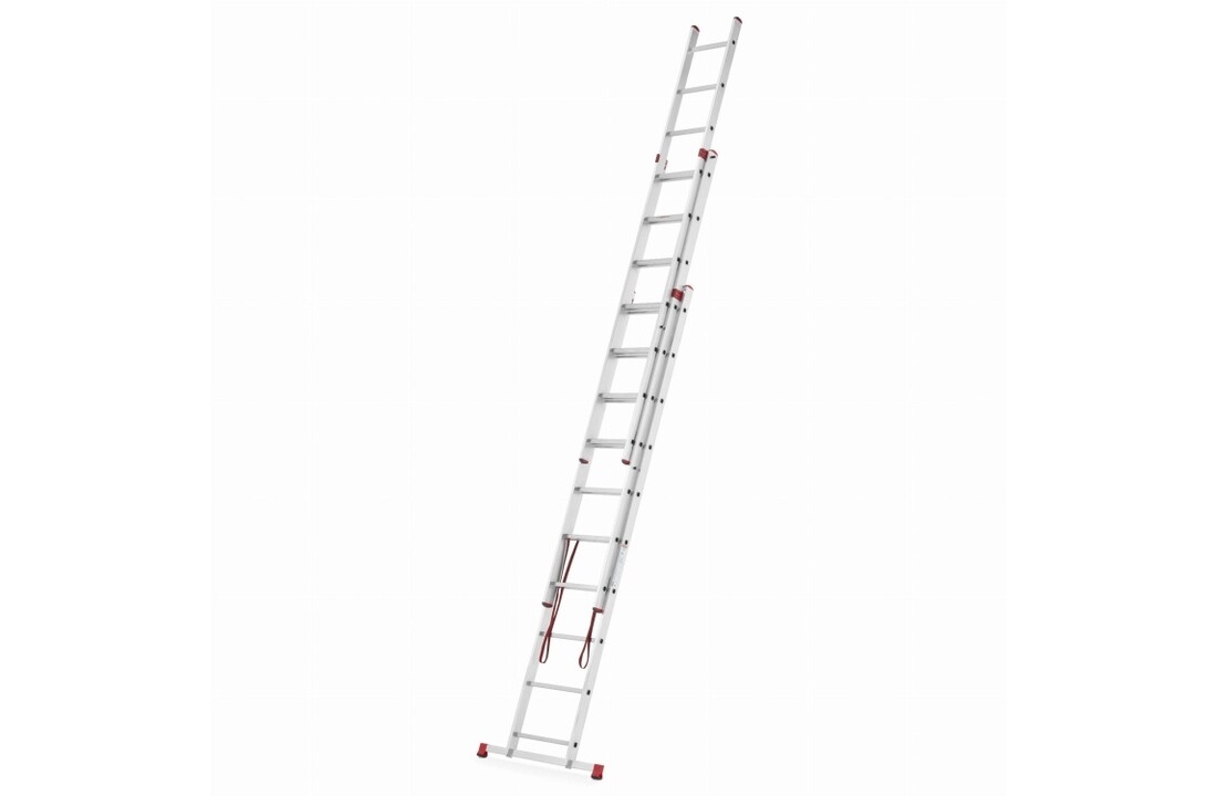 Universele Aluminium Ladder 3x10 HIGHER voor Trappen 7,55m
