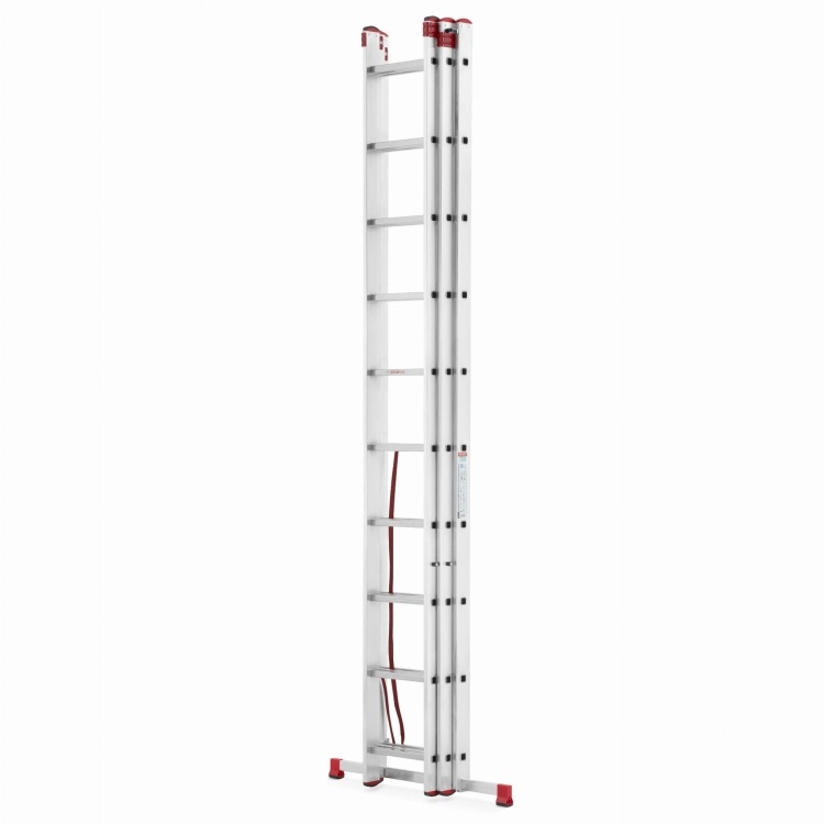Universele Aluminium Ladder 3x10 HIGHER voor Trappen 7,55m