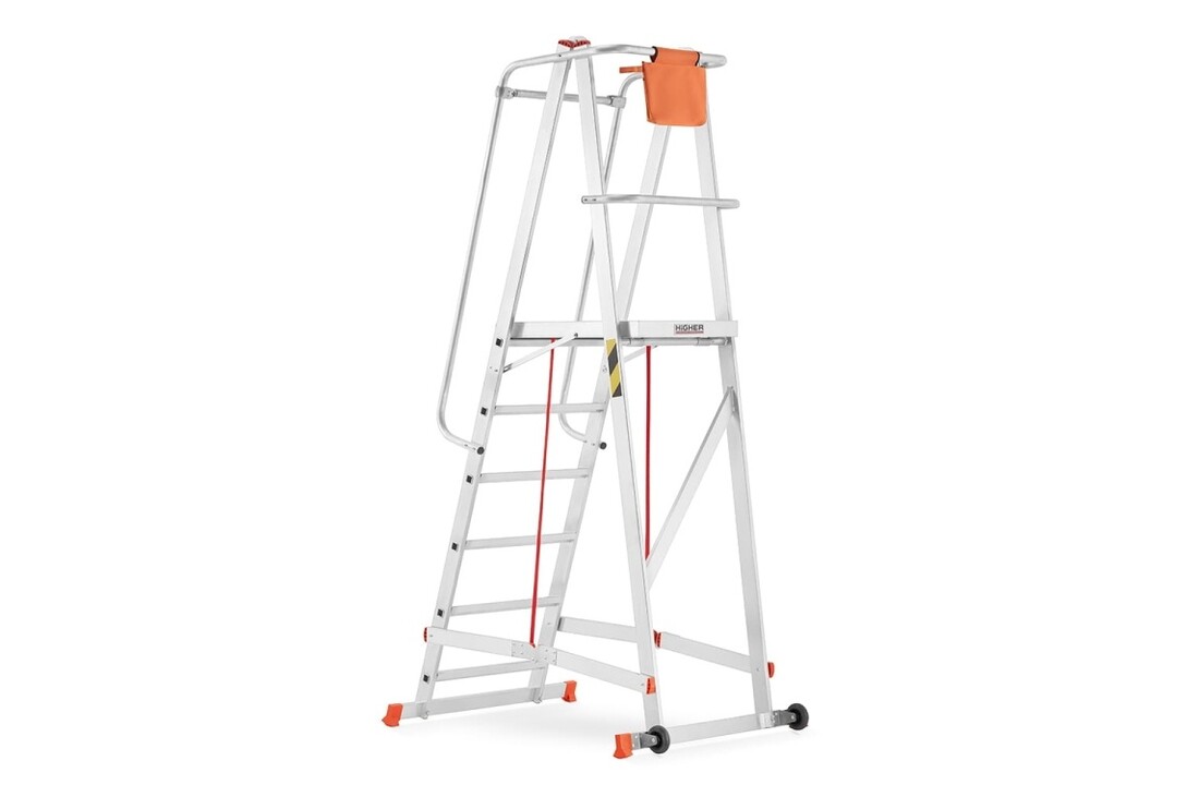 HIGHER Magazijnwerkplatform 6 treden 81PRO