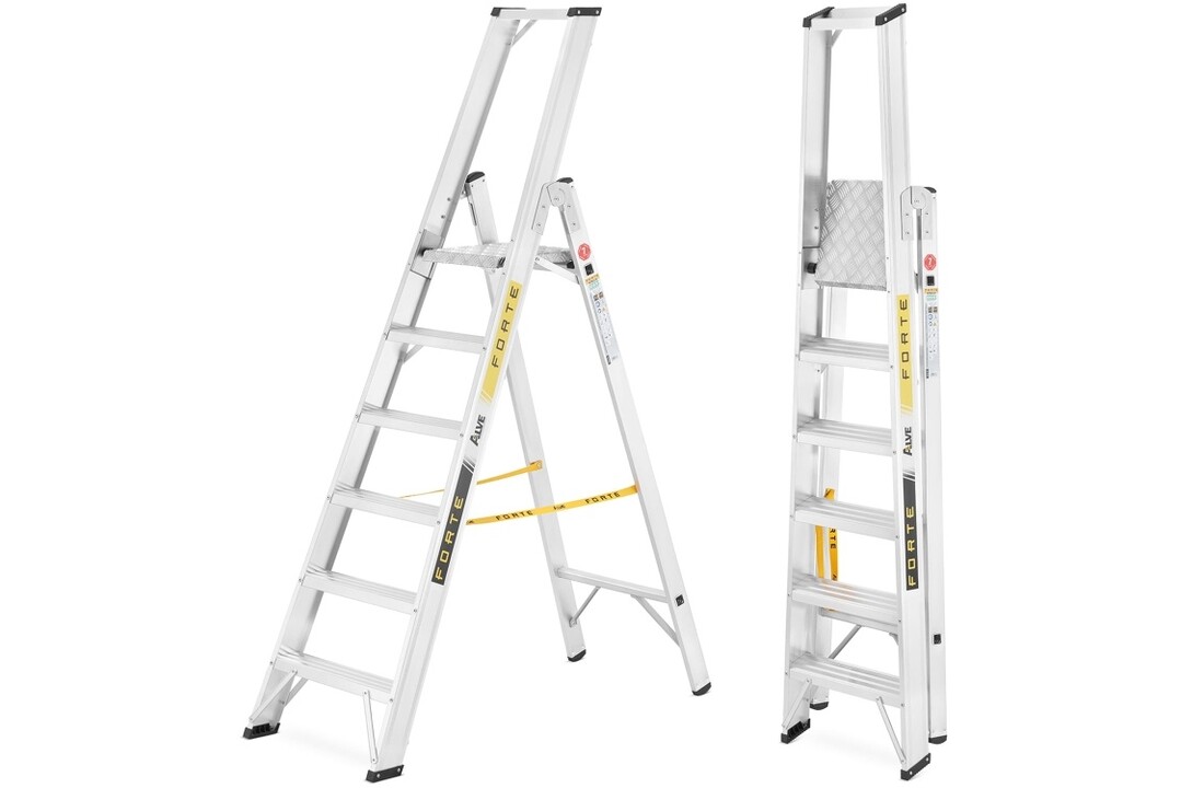 ALOSS Werkplatformladder 9306 - Werkhoogte 3,27m