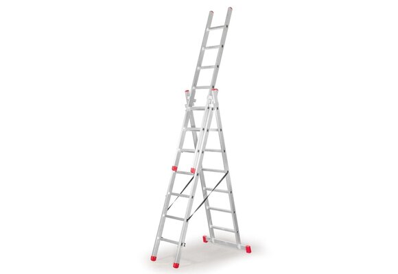 Faraone AK 225.3 Aluminium Ladder 3x7 - 5,30m