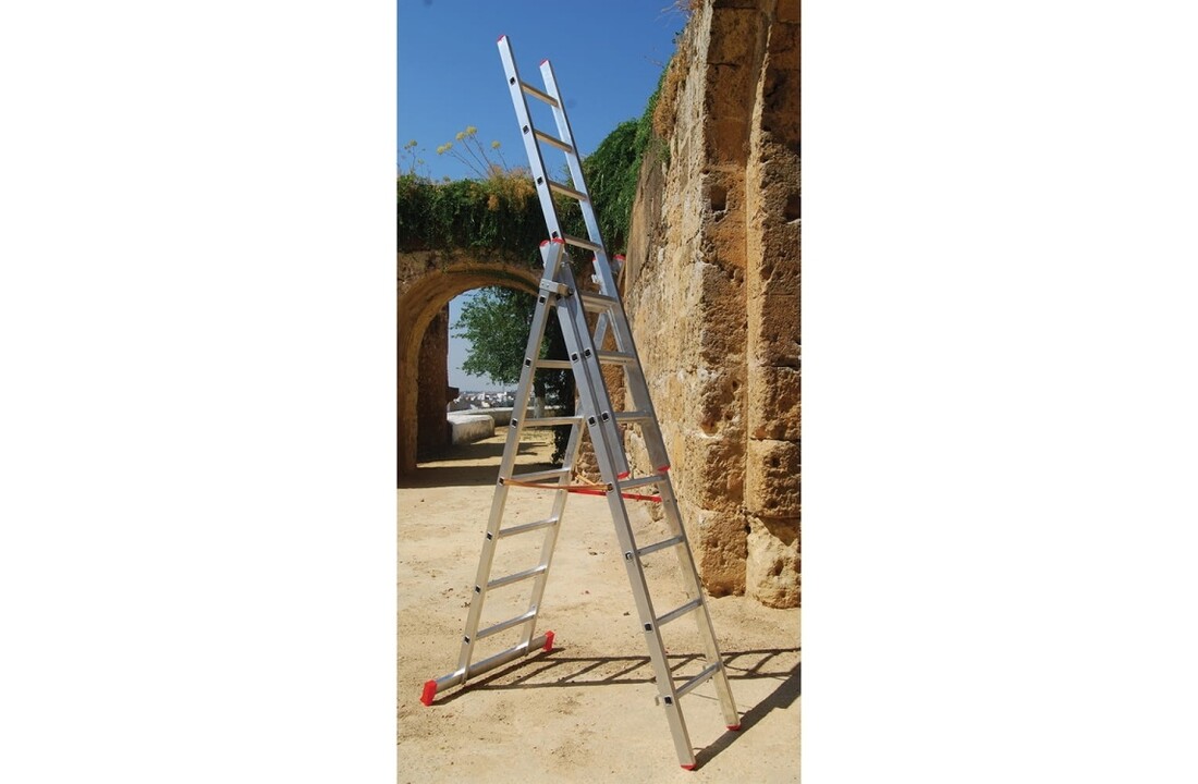 Faraone AK 225.3 Aluminium Ladder 3x7 - 5,30m