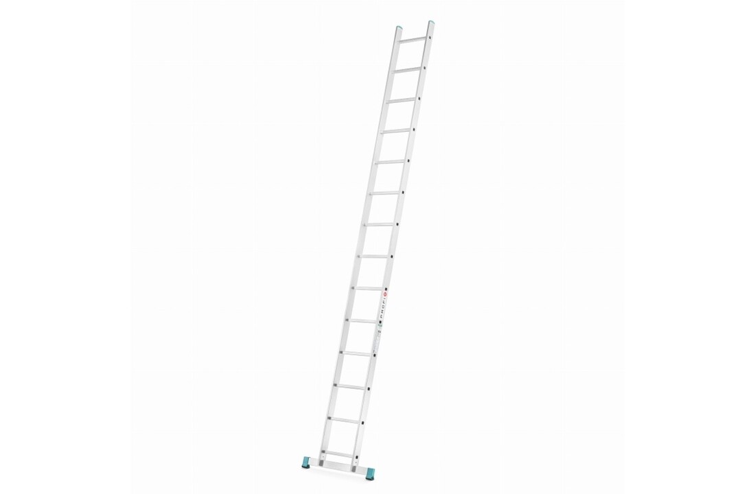 Ladder - 14 treden - aluminium - 5,50 m werkhoogte - tot 150 kg
