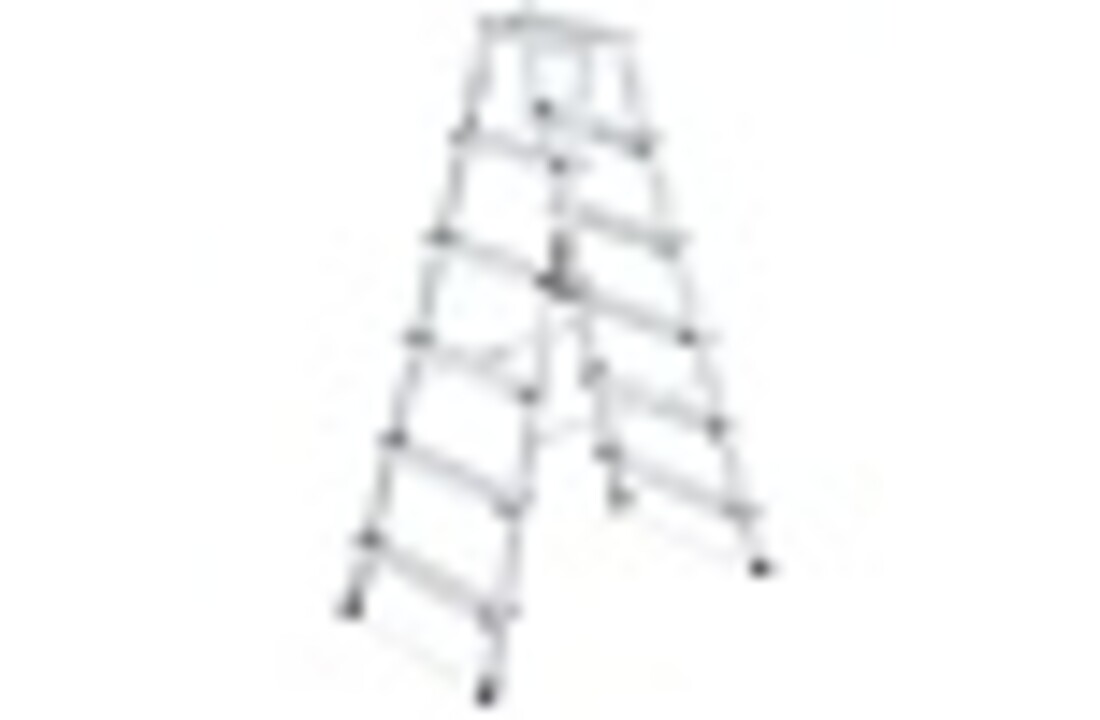 HIGHER Dubbele Huishoudtrap 2x6 Treden - Max 125kg