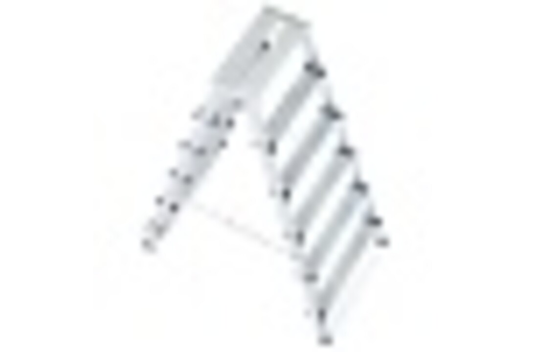 HIGHER Dubbele Huishoudtrap 2x6 Treden - Max 125kg