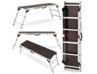 HIGHER Aluminium Werkplatform 2.60m Werkhoogte - 150kg Draagvermogen