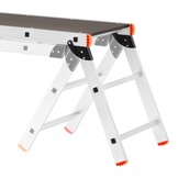 Werkplatform - inklapbaar - 2,6 m werkhoogte - aluminium